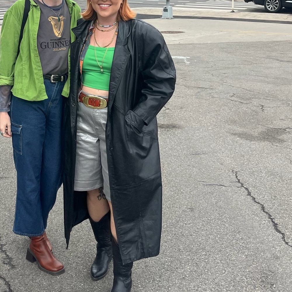 Genuine leather 80s Jacket